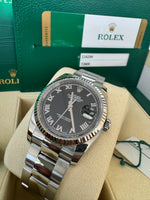 Load image into Gallery viewer, Rolex Datejust 36mm 116234 2020 Black Roman Dial Oyster