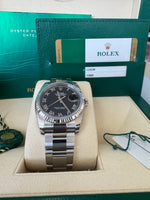 Load image into Gallery viewer, Rolex Datejust 36mm 116234 2020 Black Roman Dial Oyster