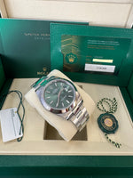 Load image into Gallery viewer, Rolex Datejust 41mm 126300 2026 Green Oyster