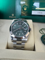 Load image into Gallery viewer, Rolex Datejust 41mm 126300 2026 Green Oyster