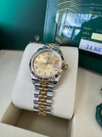 Load image into Gallery viewer, Rolex Datejust 28mm 279173 2026 Champagne Diamond Dial Jubilee