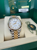 Load image into Gallery viewer, Rolex Datejust 36mm 126233 2026 White Roman Dial