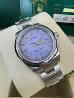 Load image into Gallery viewer, Rolex Oyster Perpetual 28mm 2026 Lavender Dial 276200