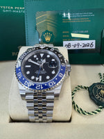 Load image into Gallery viewer, Rolex GMT-Master II "BatGirl" 2026 126710BLNR Jubilee