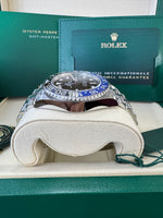 Load image into Gallery viewer, Rolex GMT-Master II "BatGirl" 2026 126710BLNR Jubilee WoodCard