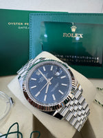 Load image into Gallery viewer, Rolex Datejust 41mm 126334 2026 Blue Index Dial Jubilee