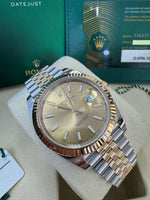 Load image into Gallery viewer, Rolex Datejust 41 Champagne Index Dial 126333 2024 Jubilee