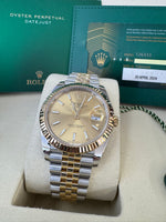 Load image into Gallery viewer, Rolex Datejust 41 Champagne Index Dial 126333 2024 Jubilee