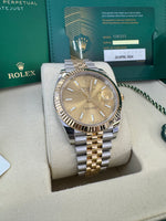 Load image into Gallery viewer, Rolex Datejust 41 Champagne Index Dial 126333 2024 Jubilee