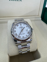 Load image into Gallery viewer, Rolex Datejust 36mm 116234 2020 White Roman Dial Oyster