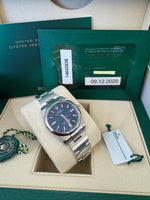 Load image into Gallery viewer, Rolex Oyster Perpetual 34mm 2020 Blue Dial 124200