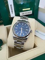 Load image into Gallery viewer, Rolex Oyster Perpetual 34mm 2020 Blue Dial 124200