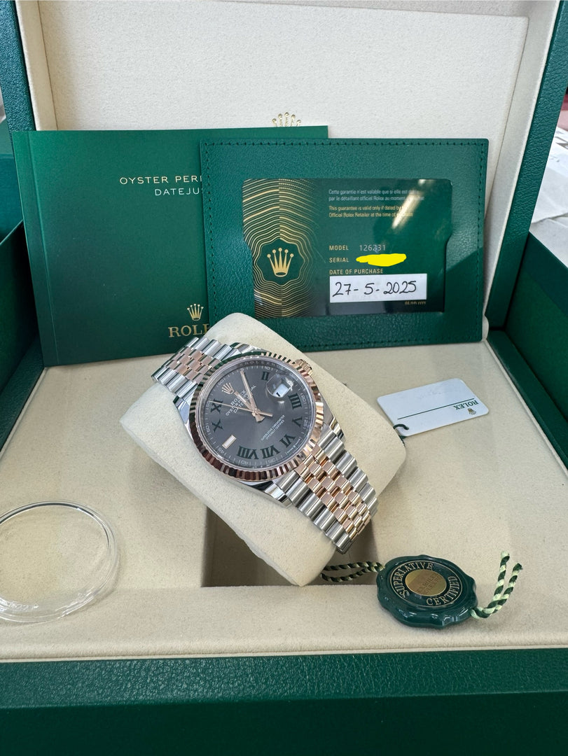 Rolex Datejust 36mm 126231 2025 Wimbeldon Dial Jubilee