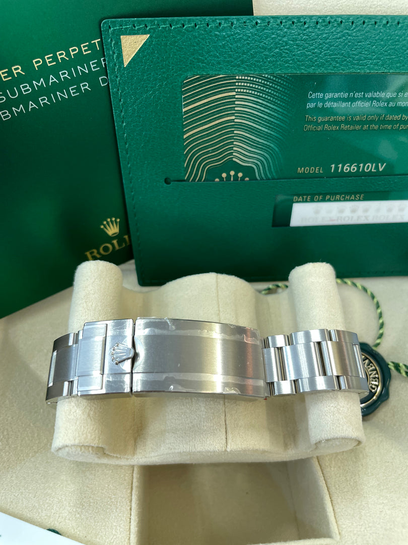 Rolex Submariner Date 116610LV Unworn Hulk Full Stickers