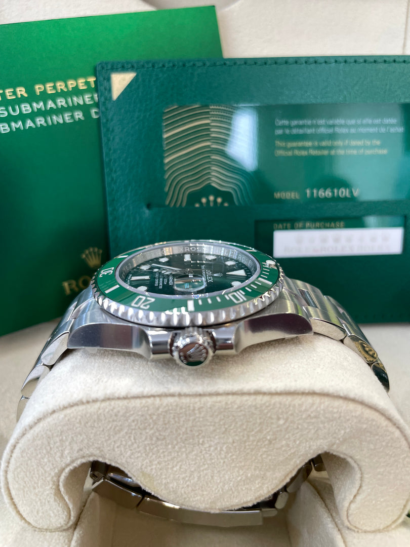 Rolex Submariner Date 116610LV Unworn Hulk Full Stickers