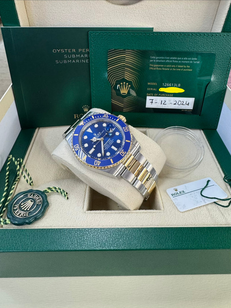 Rolex Submariner Date 41mm 126613LB 2024 "Bluesy"