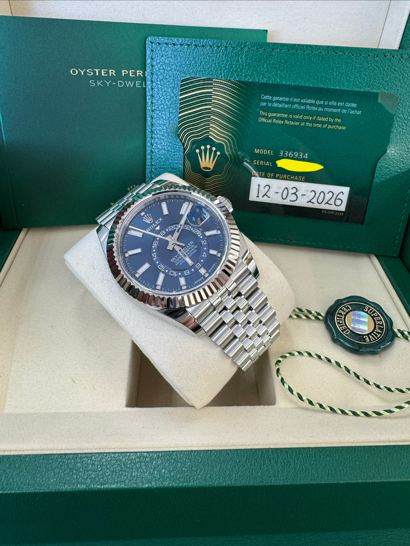Rolex Sky-Dweller 336934 Blue Dial 2026 Jubilee