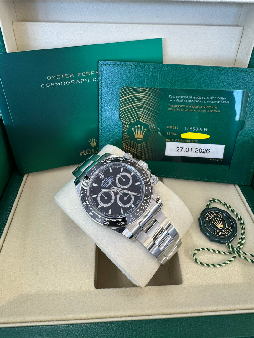 Rolex Daytona 126500LN 2026 "Darth Vader" New