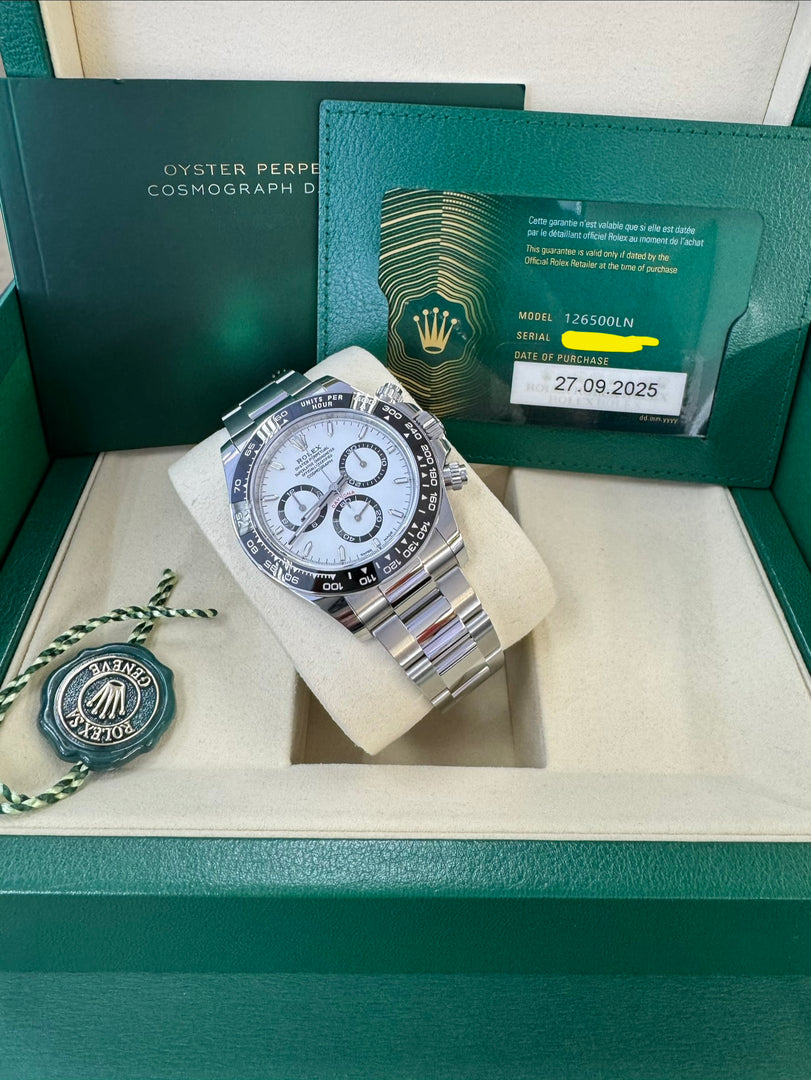 Rolex Daytona 126500LN 2025 "Panda" New Release