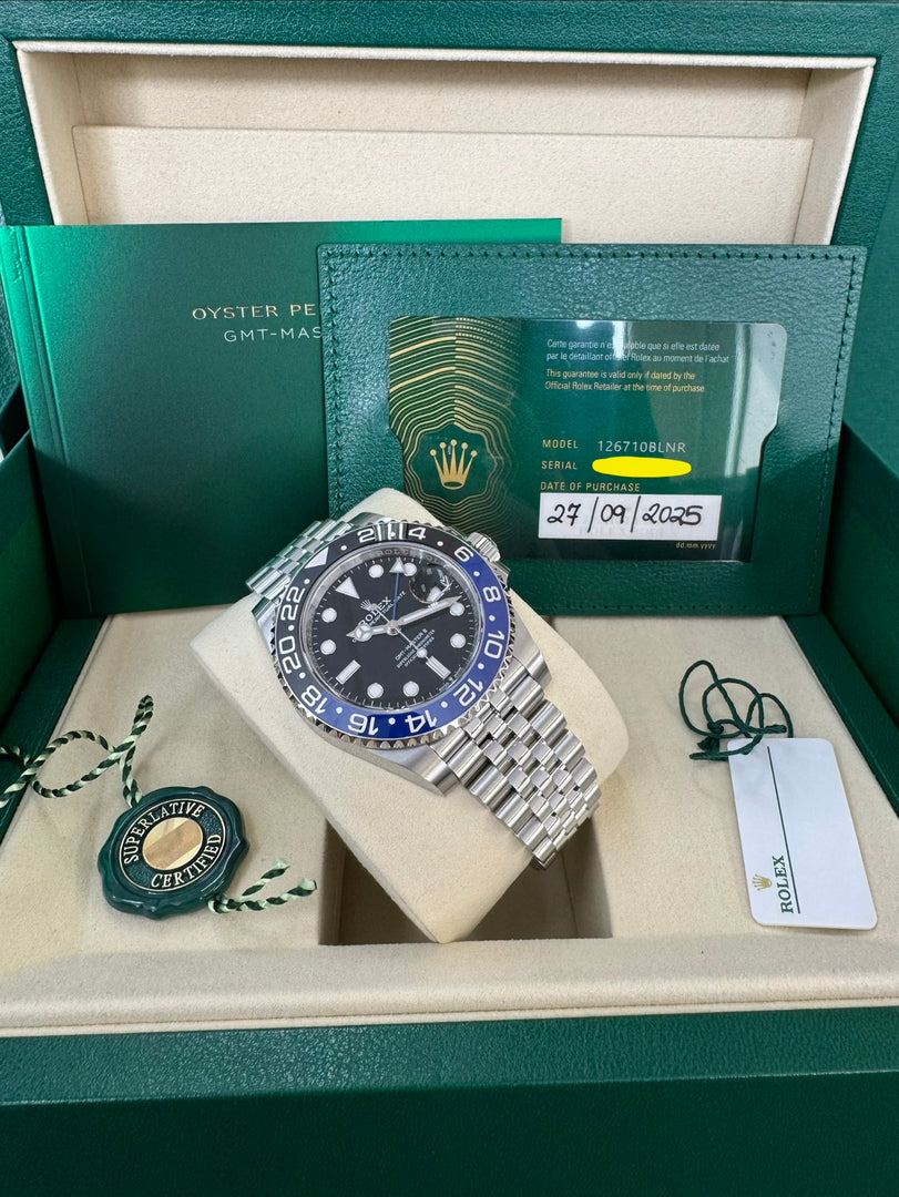Rolex GMT-Master II "BatGirl" 2025 126710BLNR Jubilee