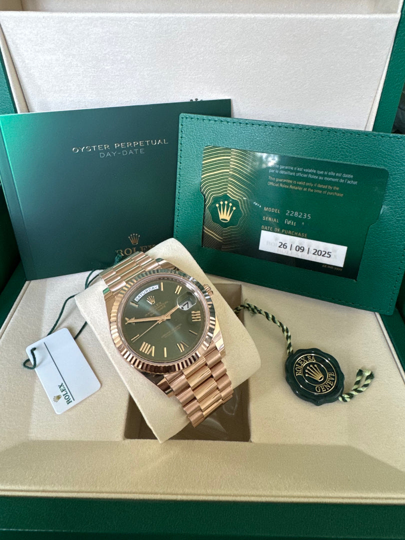 Rolex Day-Date 40 Olive Dial 228235 2025