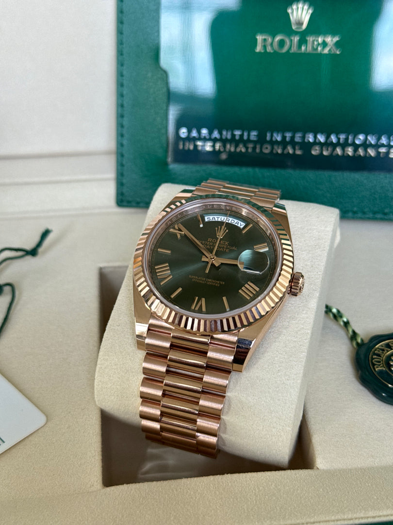 Rolex Day-Date 40 Olive Dial 228235 2025