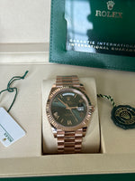 Load image into Gallery viewer, Rolex Day-Date 40 Olive Dial 228235 2025

