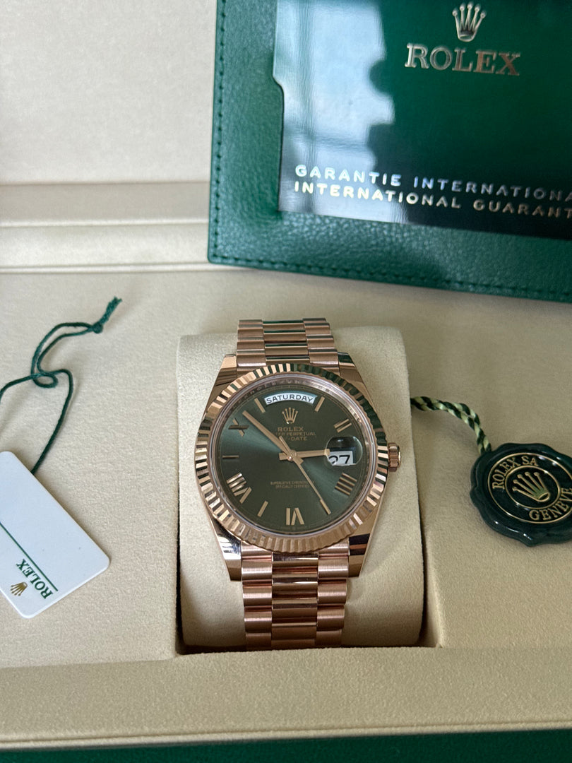 Rolex Day-Date 40 Olive Dial 228235 2025