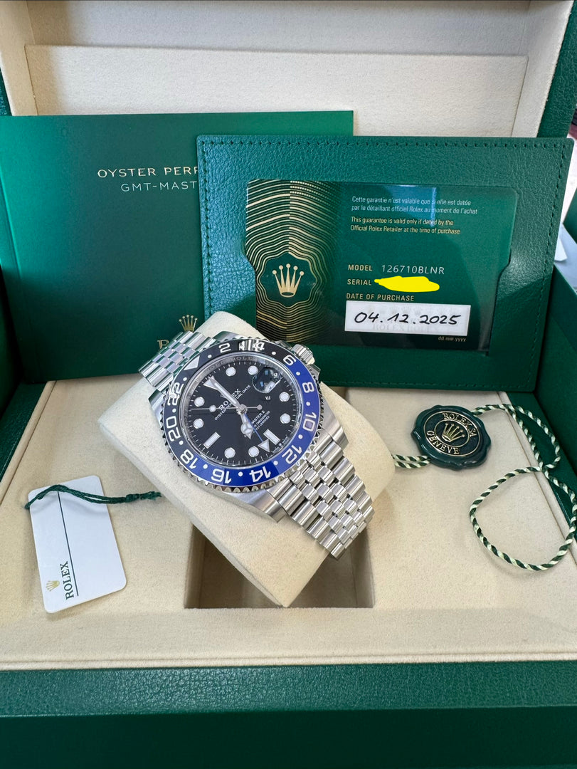 Rolex GMT-Master II "BatGirl" 2025 126710BLNR Jubilee