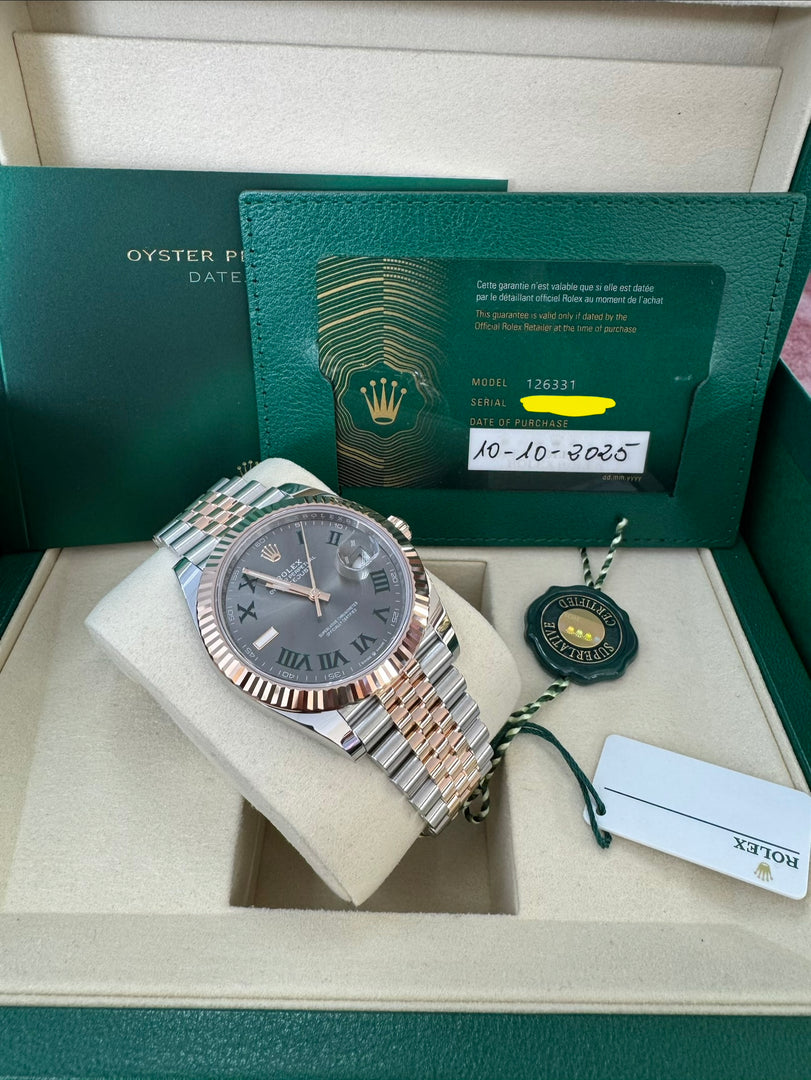 Rolex Datejust 41 Wimbeldon Dial 126331 2025 Jubilee