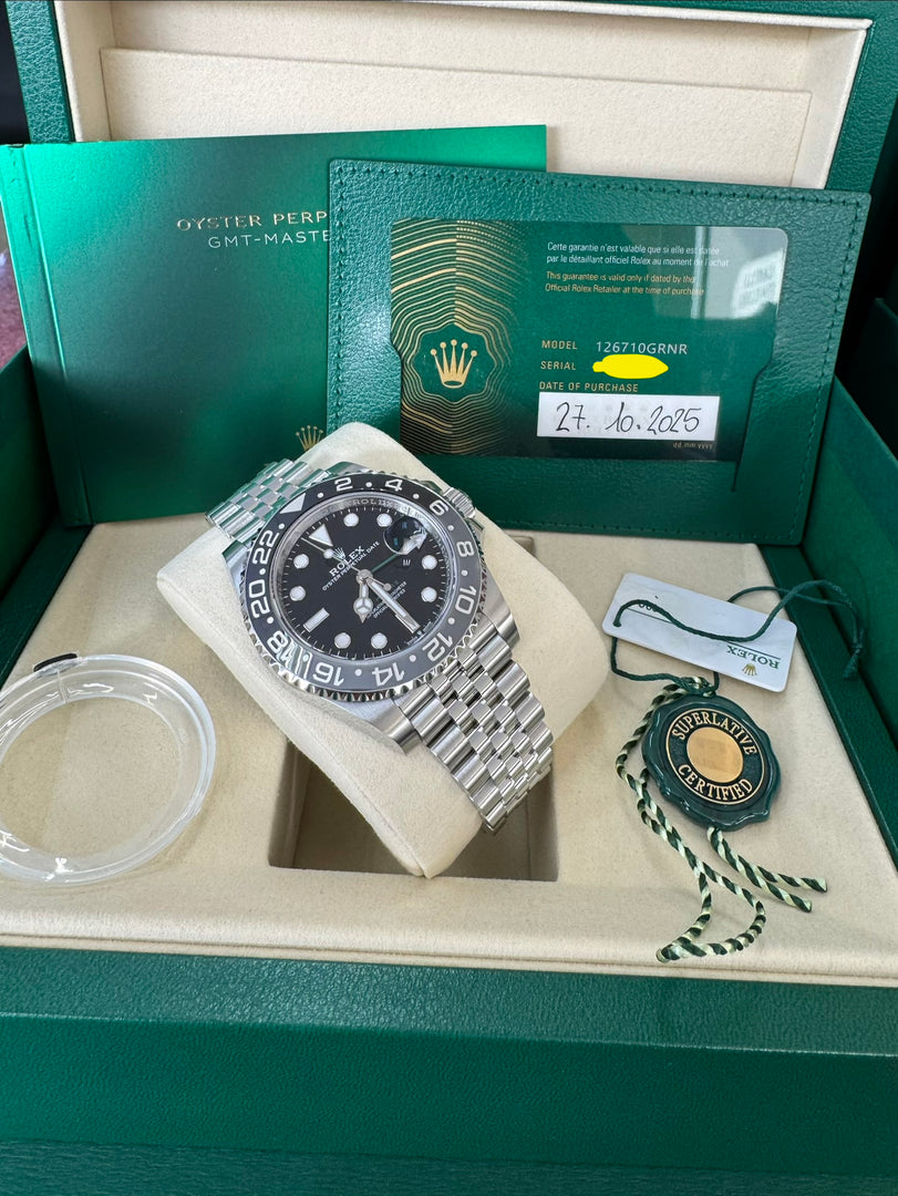 Rolex GMT-Master II "Bruce Wayne" 2025 126710GRNR Jubilee