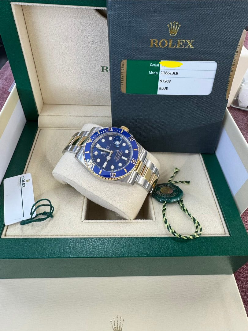 Rolex Submariner Date 40mm 116613LB 2016 "Bluesy"