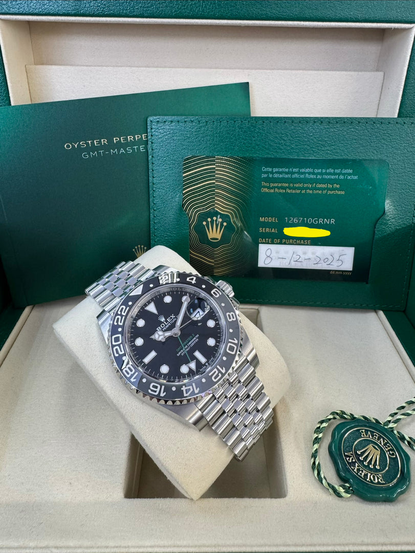 Rolex GMT-Master II "Bruce Wayne" 2025 126710GRNR Jubilee