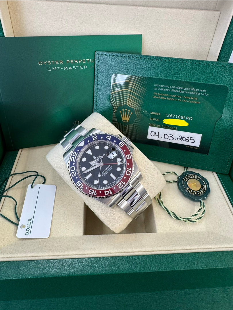 Rolex GMT-Master II "Pepsi" 2025 126710BLRO Oyster