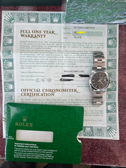 Rolex Oyster Perpetual 34mm 2000 Black Dial 15200