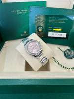 Load image into Gallery viewer, Rolex Datejust 28mm 279384RBR 2024 Pink Roman Dial Oyster