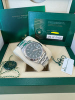 Load image into Gallery viewer, Rolex Datejust 41mm 126334 2022 Green Motif Dial Oyster