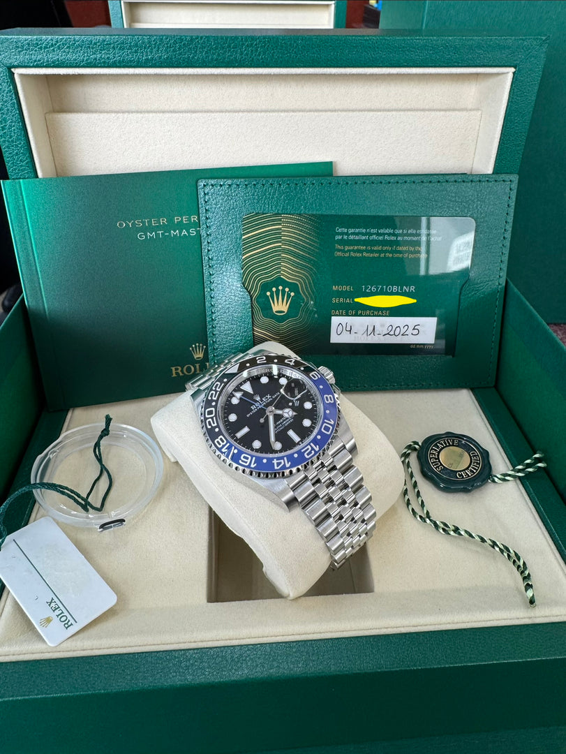 Rolex GMT-Master II "BatGirl" 2025 126710BLNR Jubilee