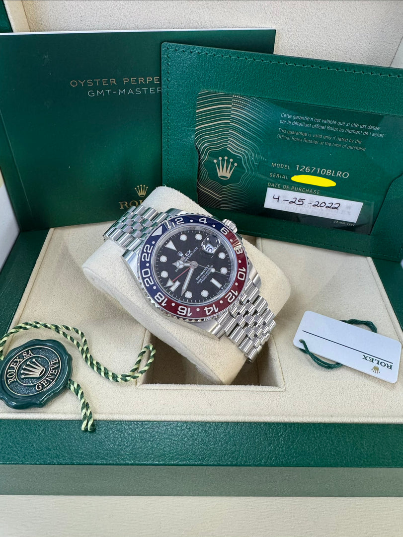 Rolex GMT-Master II "Pepsi" 2022 126710BLRO Jubilee