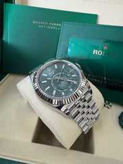 Rolex Sky-Dweller 336934 Mint Green Dial 2025 Jubilee