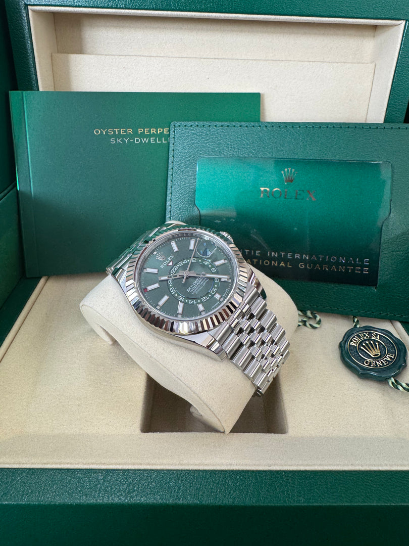Rolex Sky-Dweller 336934 Mint Green Dial 2025 Jubilee