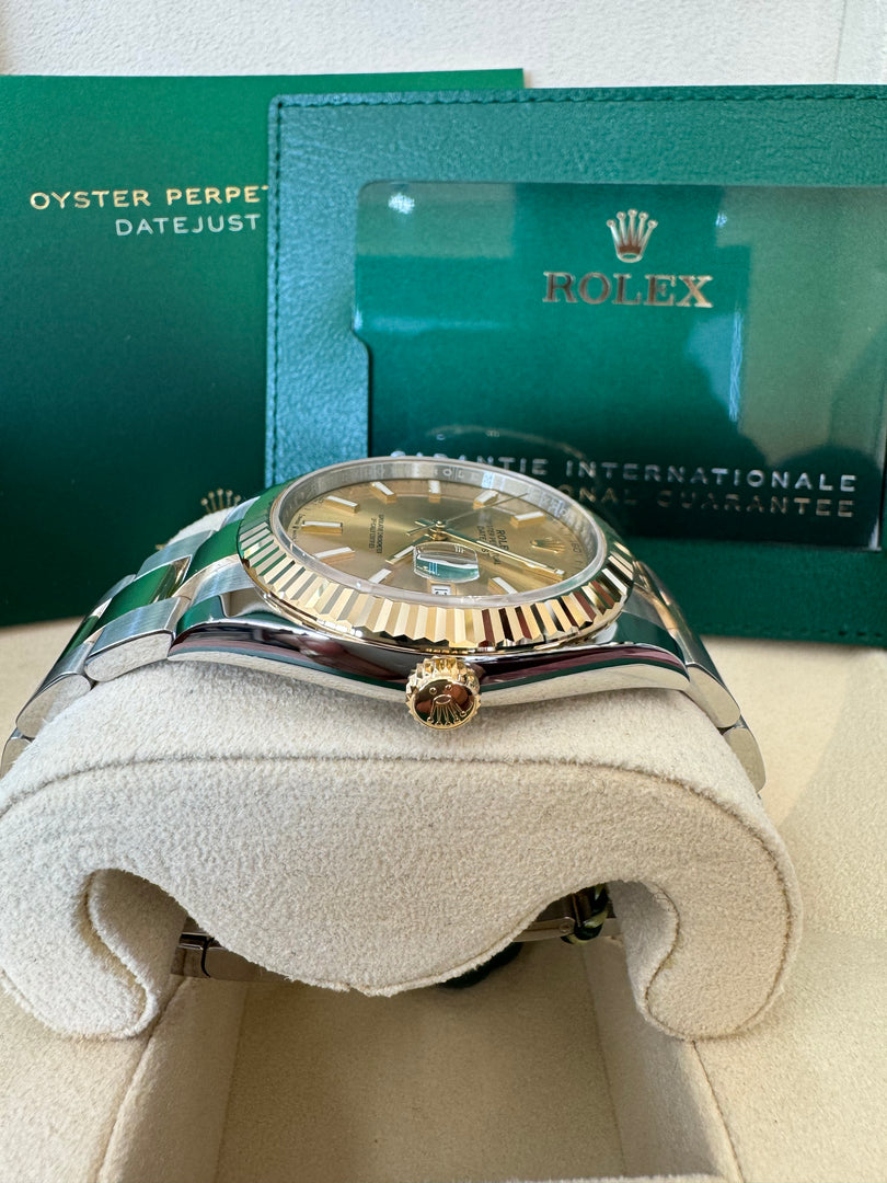 Rolex Datejust 41 Champagne Dial 126333 2024 Oyster