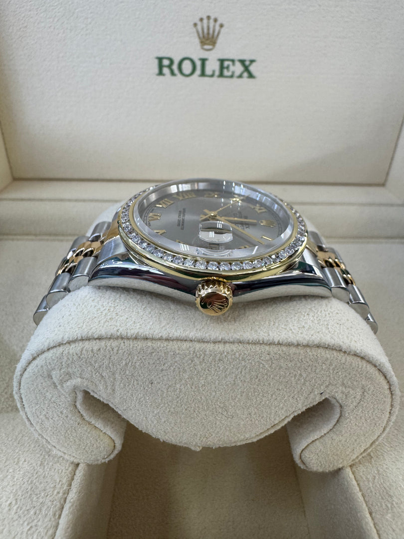Rolex Datejust 36mm 16203 36mm Grey Roman Jubilee