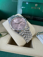 Load image into Gallery viewer, Rolex Datejust 36mm 126234 2024 Pink 6&amp;9 Diamond Dial Jubilee
