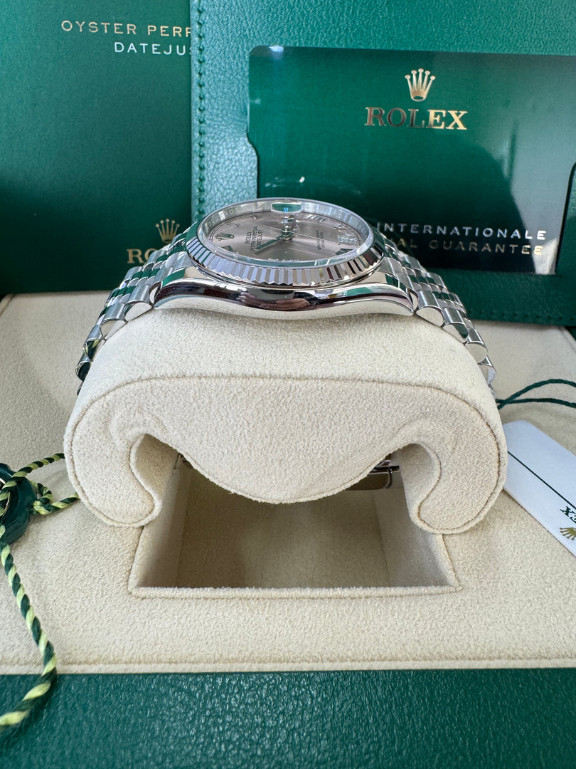 Rolex Datejust 36mm 126234 2024 Pink 6&9 Diamond Dial Jubilee