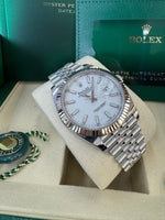 Load image into Gallery viewer, Rolex Datejust 41mm 126334 2025 White Index Dial Jubilee
