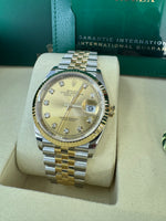 Load image into Gallery viewer, Rolex Datejust 36mm 126233 2025 Champagne Diamond Dial

