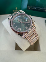 Load image into Gallery viewer, Rolex Day-Date 40 Olive Dial 228235 2025
