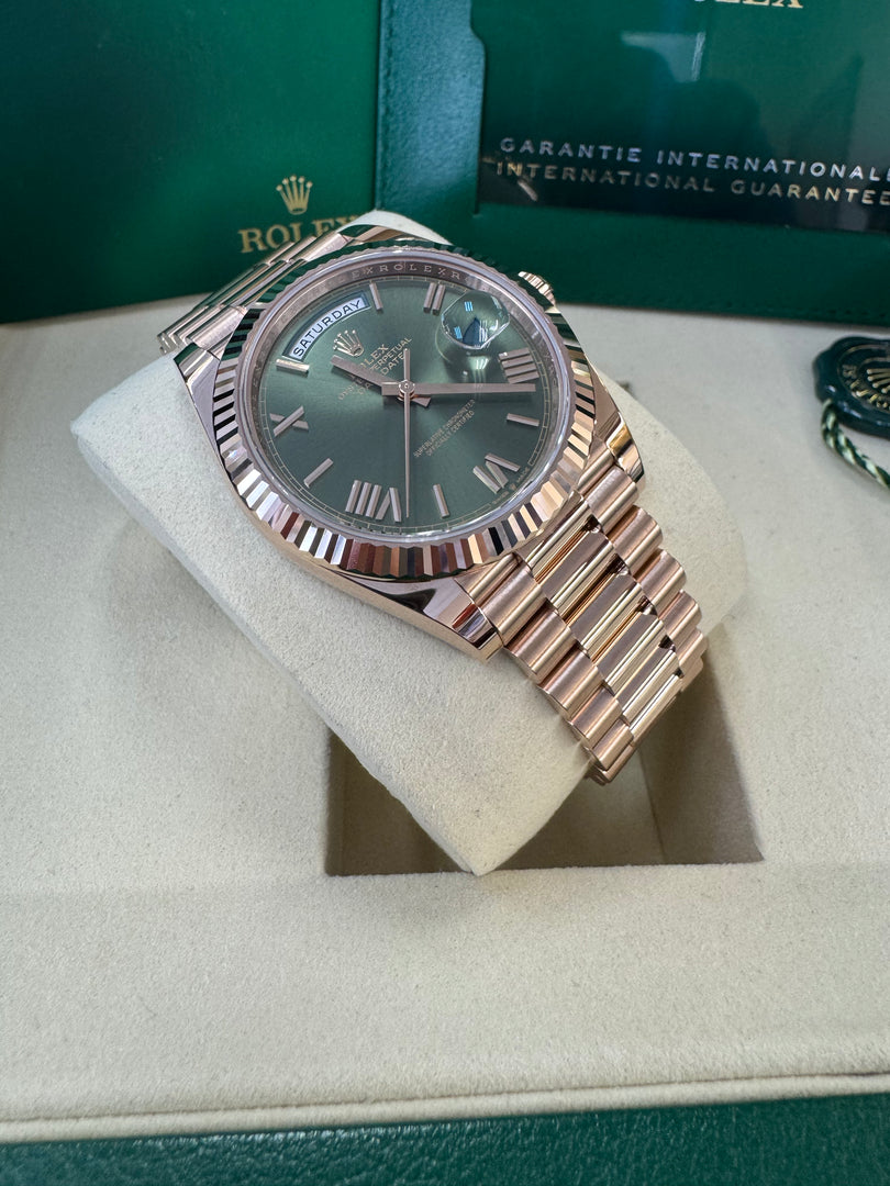Rolex Day-Date 40 Olive Dial 228235 2025