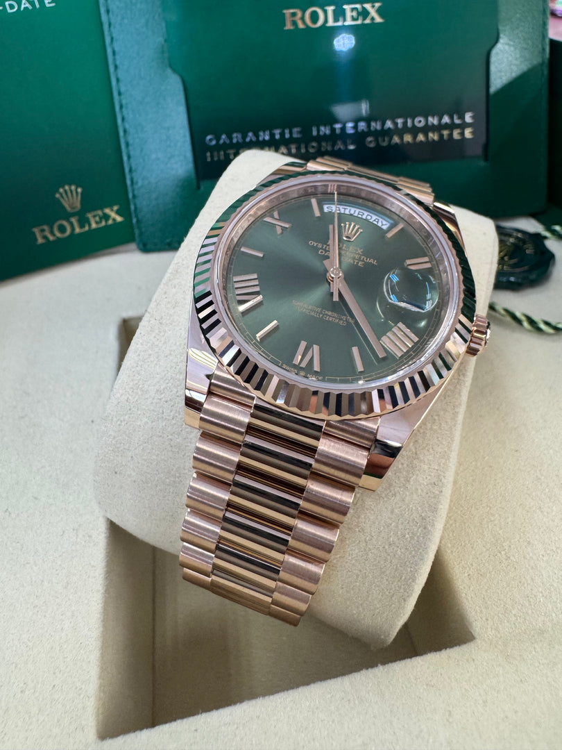 Rolex Day-Date 40 Olive Dial 228235 2025
